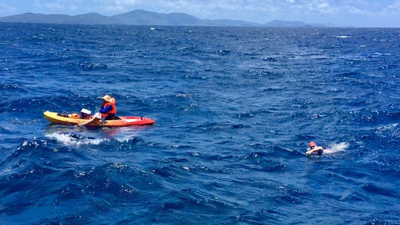 Matt Moseley Caribbean Swim