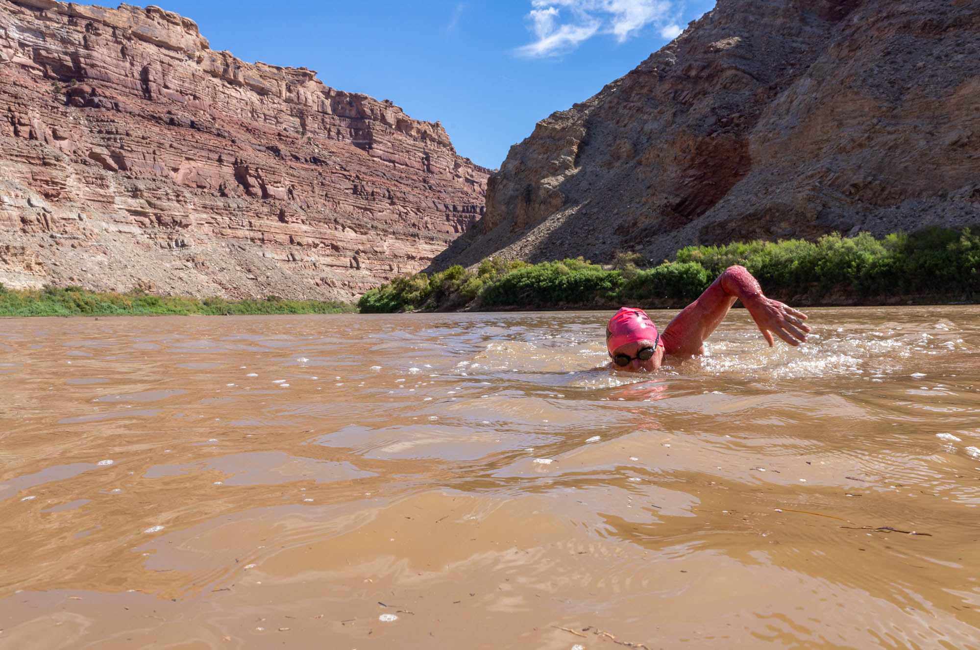 Gonzo Swimming Vail Daily